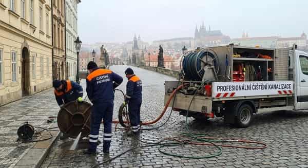 Čištění potrubí Praha - profesionální čištění kanalizace