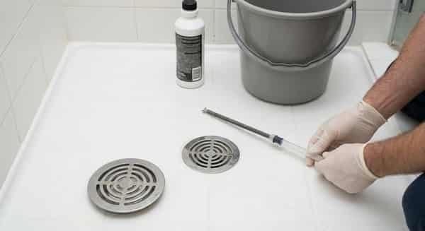 Čistá sprcha po čištění